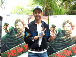 Photos: Hrithik Roshan snapped promoting his film Vikram Vedha