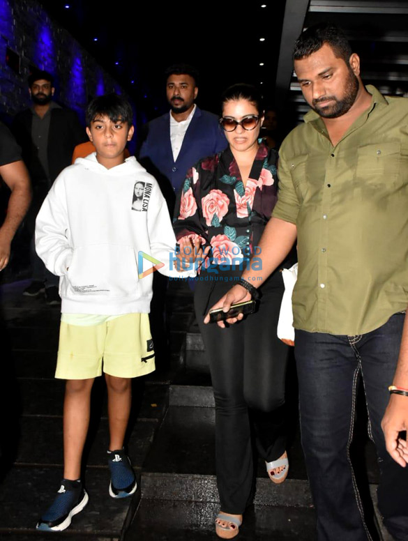 Photos: Kajol snapped with her son in Bandra Photos: Kajol snapped with her son in Bandra