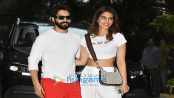 Photos: Kriti Sanon and Varun Dhawan snapped at Maddock Films’ office