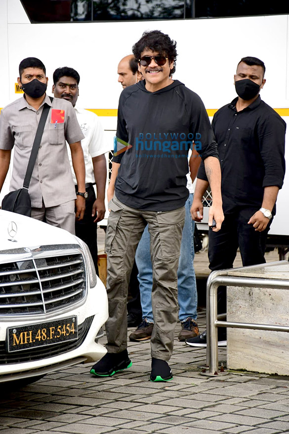 photos nagarjuna spotted at kalina airport 4