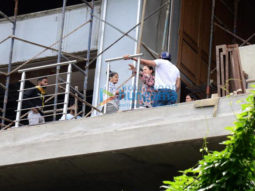 Photos: Ranbir Kapoor And Alia Bhatt check the construction work at their new house
