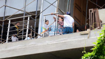 Photos: Ranbir Kapoor And Alia Bhatt check the construction work at their new house