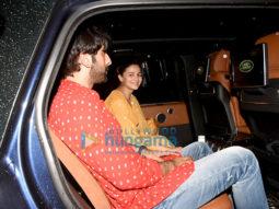 Photos: Ranbir Kapoor and Alia Bhatt spotted at a dubbing studio