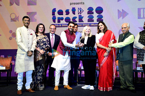 Photos: Ranveer Singh snapped at the inaugural event of FICCI Frames Fast Track 2022
