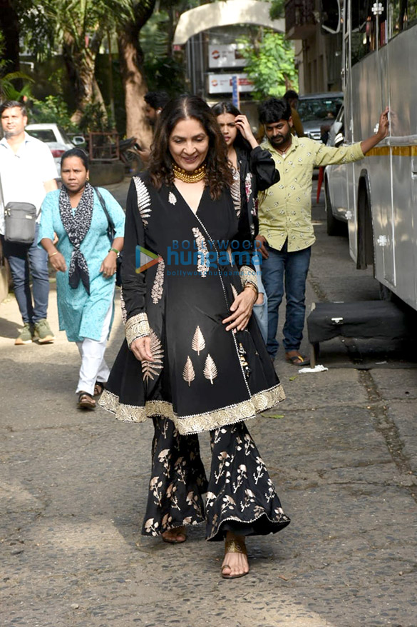 photos rashmika mandanna and neena gupta promote their film goodbye on the sets of did super moms 3