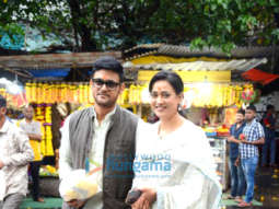 Photos: Shweta Tiwari and Manav Gohil snapped at Siddhivinayak Temple