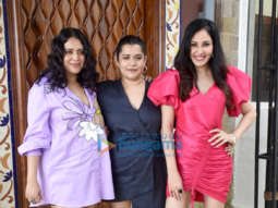Photos: Swara Bhaskar, Shikha Talsania and Pooja Chopra snapped during Jahaan Chaar Yaar promotions