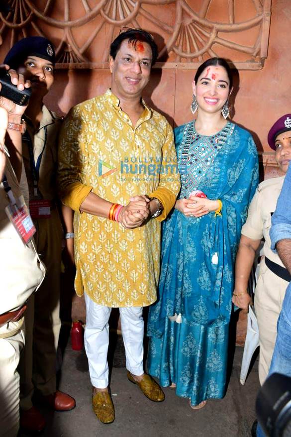 Photos: Tamannaah Bhatia and Madhur Bhandarkar snapped at Lalbaugcha Raja to seek blessings after of Babli Bouncer trailer launch
