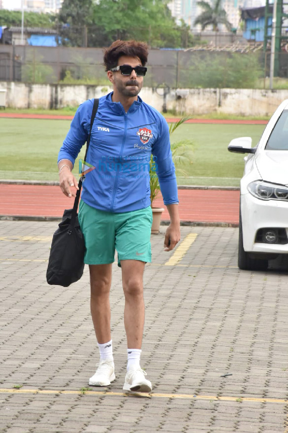 photos tiger shroff aparshakti khurana ahan shetty and others snapped at an all star football match 2