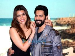 Photos: Varun Dhawan, Kriti Sanon, Amar Kaushik and Dinesh Vijan snapped promoting their film Bhediya