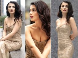 Radhika Madan looks right out of a fairy-tale in gold embellished gown at TIFF 2022
