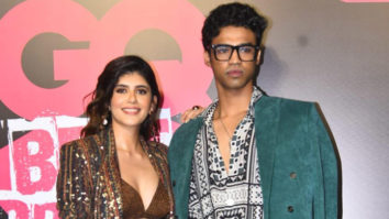 Sanjana Sanghi poses with Babil Khan at GQ awards