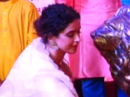 Sanya Malhotra visits Ganpati Bappa
