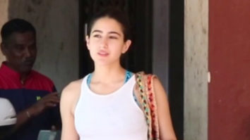 Sara Ali Khan poses for paps post gym sessions