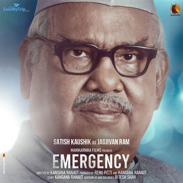 Satish Kaushik to play activist-politician Jagjivan Ram in Kangana Ranaut's Emergency, see first look Satish Kaushik to play activist-politician Jagjivan Ram in Kangana Ranaut's Emergency, see first look