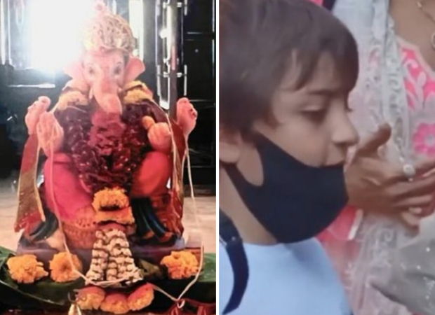 Shah Rukh Khan welcomes Ganpati Bappa at home; son AbRam Khan seeks blessings at Lalbaugcha Raja Shah Rukh Khan welcomes Ganpati Bappa at home; son AbRam Khan seeks blessings at Lalbaugcha Raja