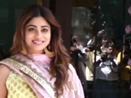 Shamita Shetty snapped in a traditional outfit