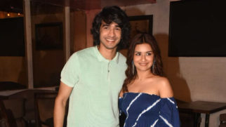 Shantanu Maheshwari poses with Avneet Kaur and Asees Kaur