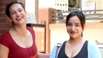 Sharma sisters, Neha and Aisha pose for paps