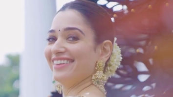 Tamannaah Bhatia looks graceful in white saree