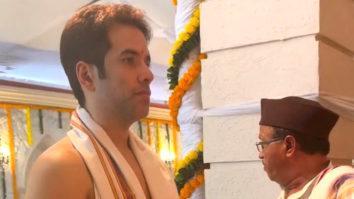 Tusshar Kapoor performs Ganesh pooja