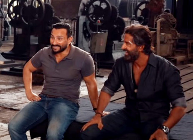 Vikram Vedha: Hrithik Roshan and Saif Ali Khan seen immersed in intense drama, action in behind-the-scenes video Vikram Vedha: Hrithik Roshan and Saif Ali Khan seen immersed in intense drama, action in behind-the-scenes video