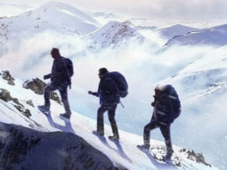 Uunchai look poster: Amitabh Bachchan, Anupam Kher and Boman Irani chill on a snowy mountain