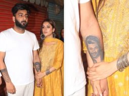 Shehnaaz Gill touches Sidharth Shukla’s tattoo when she visits Lalbaugcha Raja; fans hail their love