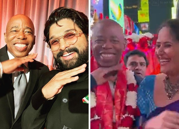 Allu Arjun starrer Pushpa The Rise takes over New York as Mayor Eric Adams imitates the iconic scene from the film in THIS video