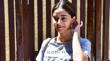 Ananya Panday clicked outside her yoga classes