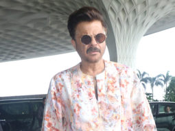 Anil Kapoor poses for paps at the airport