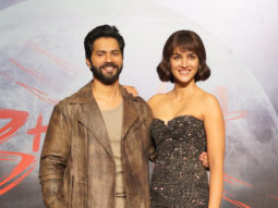 Bhediya Trailer Launch: Kriti Sanon tells Varun Dhawan to ‘calm down’ as he gives shoutout to Kartik Aaryan starrer Shehzada