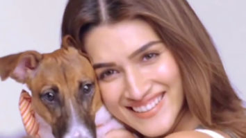 Can’t decide who’s cuter Kriti Sanon or the dog