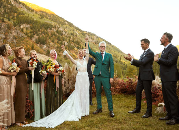 Director James Gunn marries actress girlfriend Jennifer Holland in Colorado; see photos
