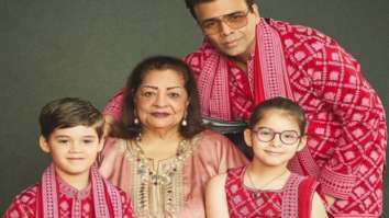 Diwali 2022: Karan Johar shares family portrait with mother Hiroo and twins Roohi and Yash, see photos