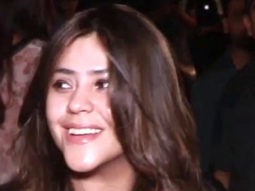 Ekta Kapoor poses for paps at Ashvini Yardi’s birthday bash