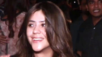 Ekta Kapoor poses for paps at Ashvini Yardi’s birthday bash