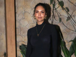 Esha Gupta flaunts her perfect curves in bodyfit dress