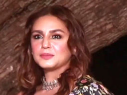 Huma Qureshi slays in a beautiful black floral outfit at Ashvini’s birthday party