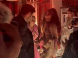 INSIDE VIDEOS: Richa Chadha and Ali Fazal look so in love dancing to ‘Teri Baaton Mein’; cut a huge cake at the wedding reception