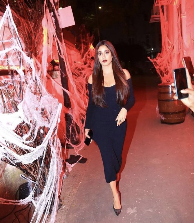 Janhvi Kapoor rocks a black body-con dress and dark makeup to channel Morticia Addams for a Halloween party Janhvi Kapoor rocks a black body-con dress and dark makeup to channel Morticia Addams for a Halloween party