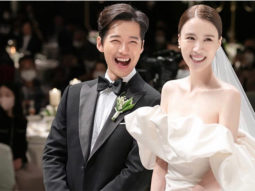Jin Ah Reum shares beautiful pictures on social media from her and Namgoong Min’s wedding in Seoul; see photos