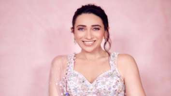 Karisma Kapoor’s dusty rose pink lehenga by Lashkara is sure to stand out at any event