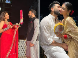 Karva Chauth: From Varun Dhawan-Natasha Dalal to Shilpa Shetty-Raj Kundra and Mouni Roy-Suraj Nambiar, Bollywood celebrates the festival with excitement