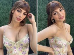 Khushi Kapoor looks magical in sexy thigh-high slit midi dress worth Rs. 13,000