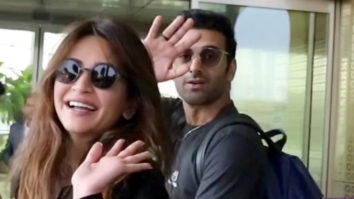 Kriti Kharbanda and Pulkit Samrat walk hand in hand at the airport
