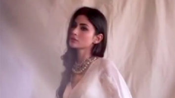 Mouni Roy looks beautiful in a gorgeous white saree