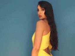 Nora Fatehi looks stunning in a beautiful yellow outfit