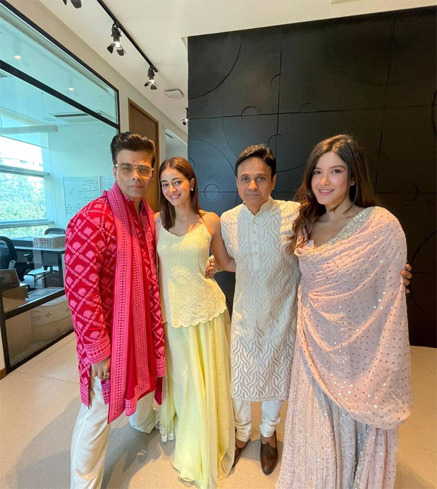 Sidharth Malhotra, Kiara Advani, Janhvi Kapoor, Ananya Panday, Shanaya Kapoor attend Karan Johar’s Diwali puja, see photos
