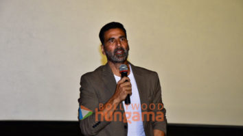 Photos: Akshay Kumar snapped at Ram Setu song launch in Mumbai